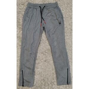 Spyder Active Pro Web Jogger Athletic Sweat Pants Gray Men's Size Medium